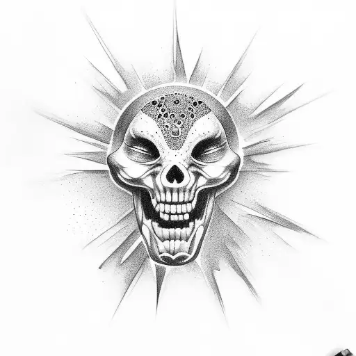 God Holding The Galaxy