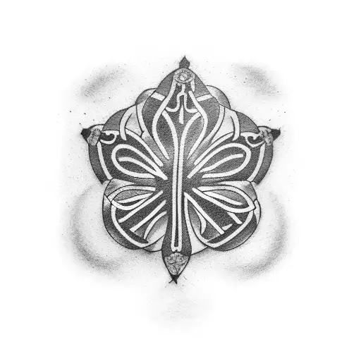 Hockey Four Leaf Clover And Family