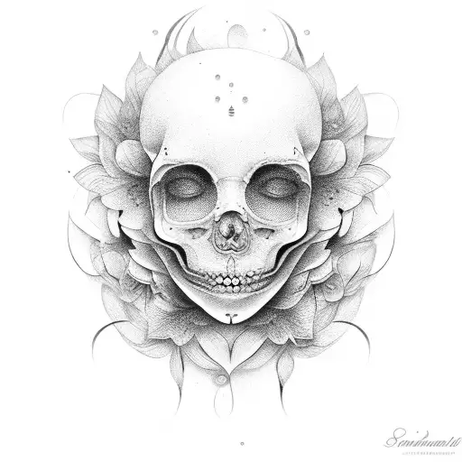 Floral Com Rosto Colorido