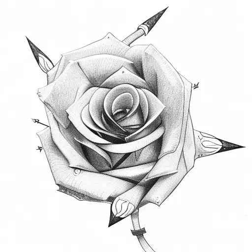 Rose With Arrow