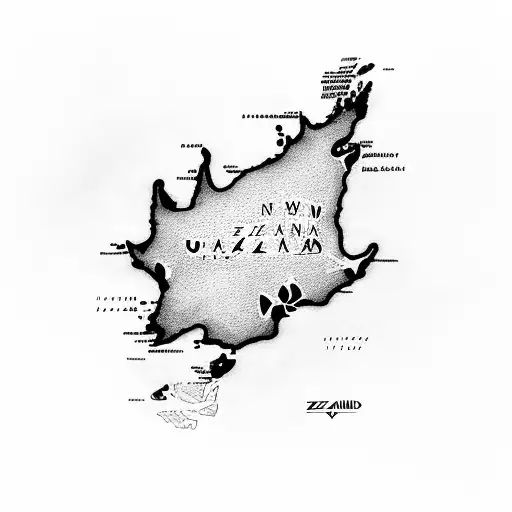 Map Of New Zealand Using Lteers Kvkn
