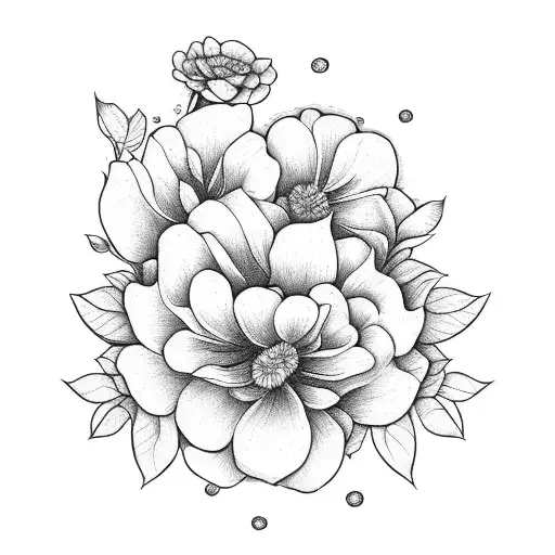 March May And August Birth Flower In A Cute Bouqet