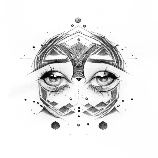 Eyes With Black Horizon In It