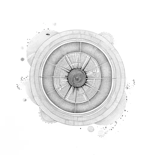 Enso Circle Based On Sea Waves