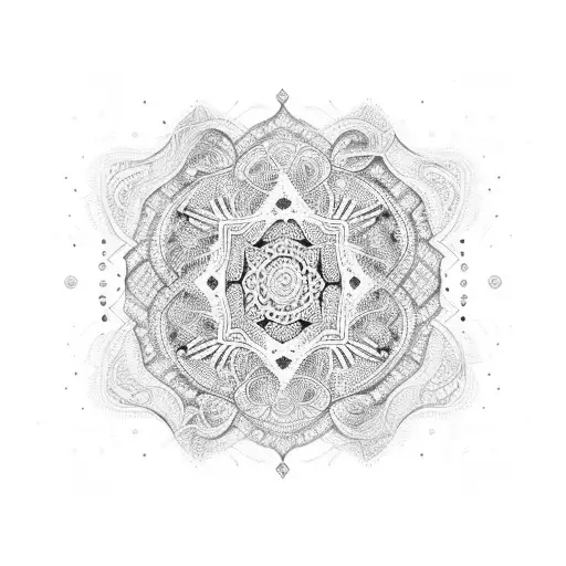 A Guitar With Intricate Patterns Inspired By God