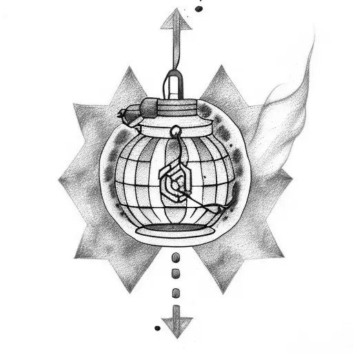 Lantern With Semicolon