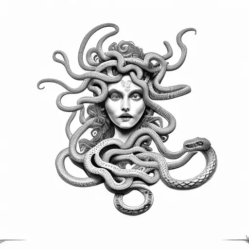 Medusa With Snake