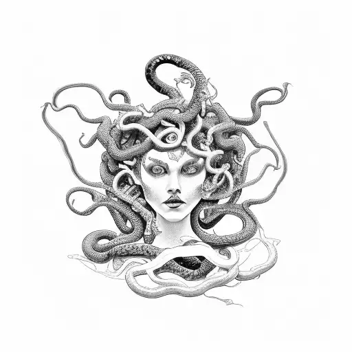 Medusa With Snake