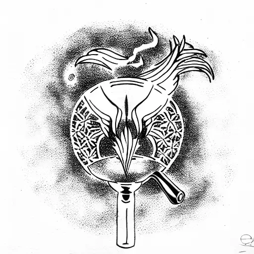 Phoenix Rising From A Coffee Pot