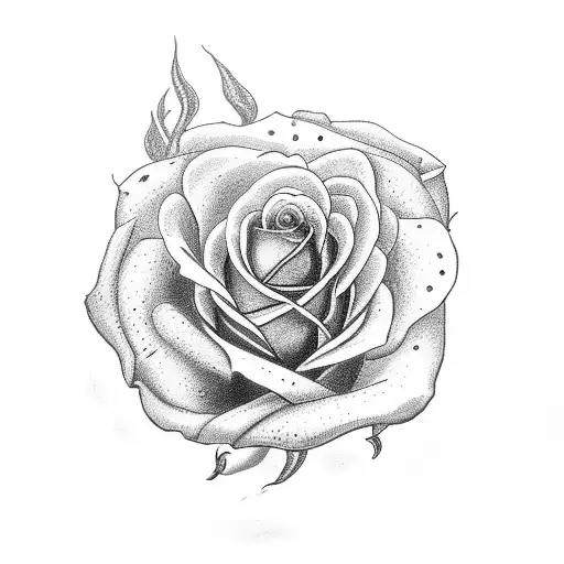 Roses Lillies And Snake