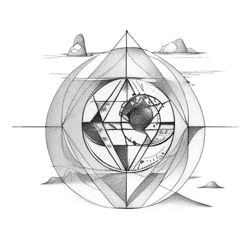 Minimal Hourglass Symetric Geometric Earth