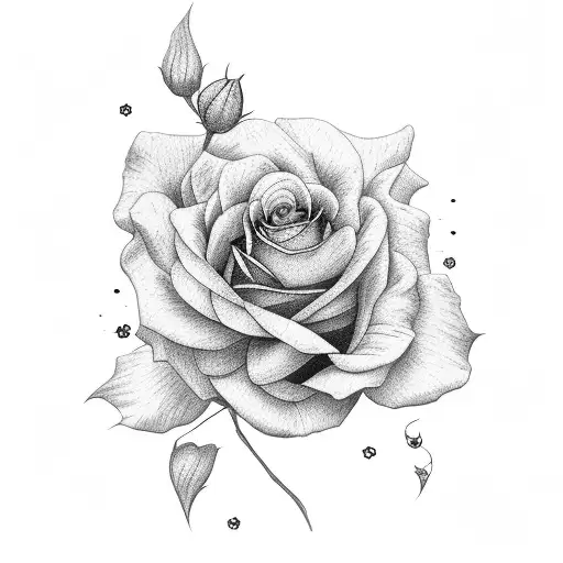 Rose With Peonies Sleeve