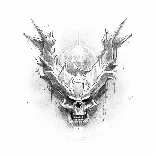 Gem I Sign Formed In Good & Evil Face