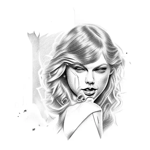 Taylor Swift With Snake Hair