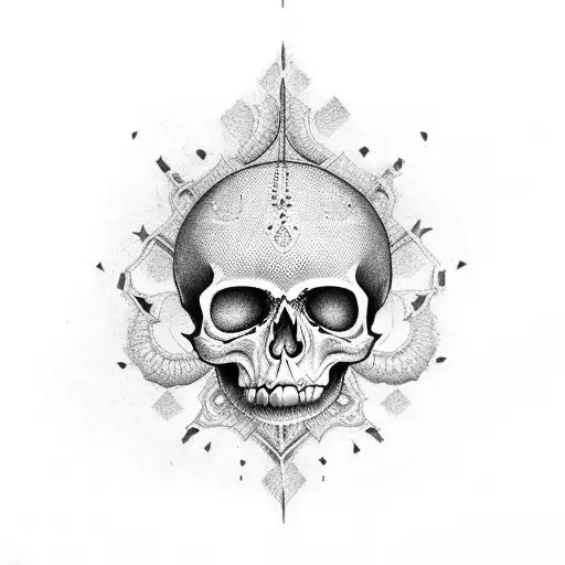 Scull With Indian Course