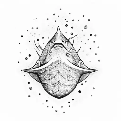 Stingray With Bubbles Saying Color Red Blue And Yellow