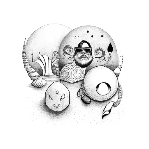 Friends In The Beach Having Fun