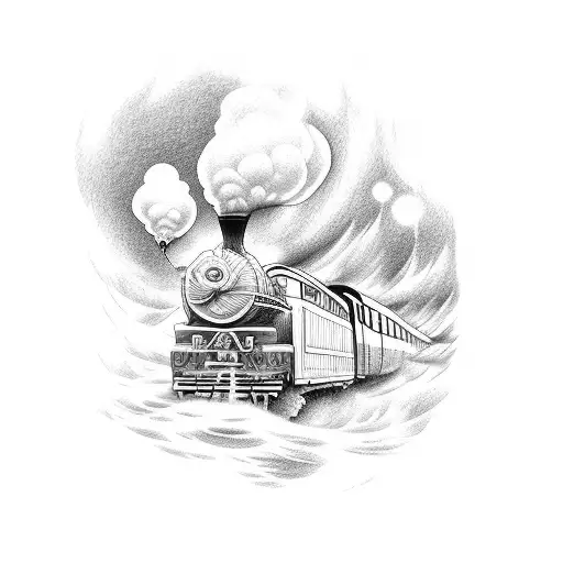 Cartoon Steamtrain