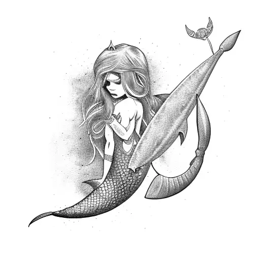Mermaid With Trident