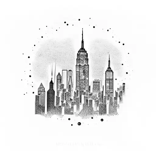 Unique New York City Skyline