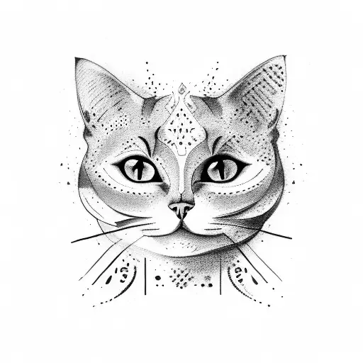 A Cat Playing With Birthmark