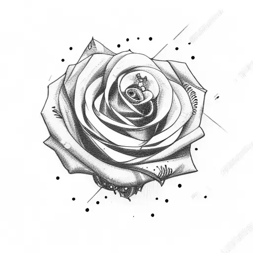 Anime Girl Holding Black Roses