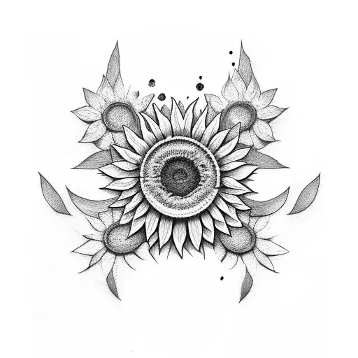 Sunflower With Panetone Frame