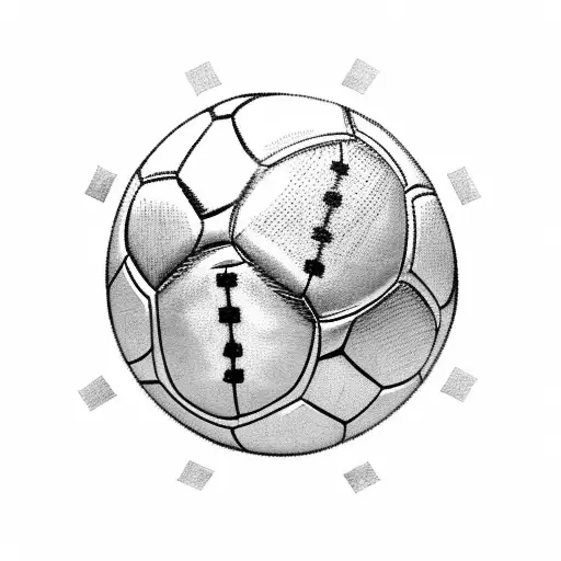 A Football Player Kicking A Soccer Ball With A Mexican Flag And A Cross In The Background