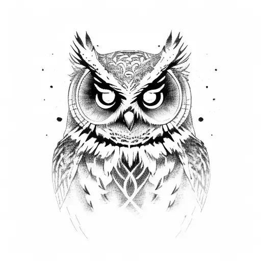 An Owl With A Ninja Blade