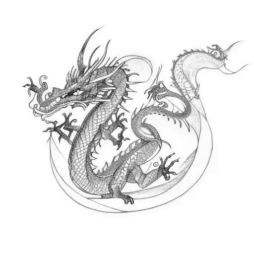 The Dragon From The Fairy Tale Sleeping Beauty