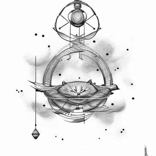 Scale Weight Machine With Wind And Moon