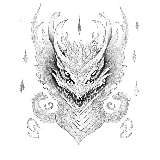 A Dragon Guarding The Realm Of Dreams