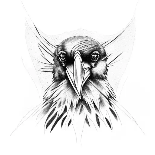 Raven With A Curious Expression