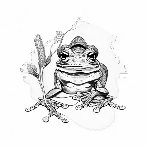 Latinamerican Frog Of Thread