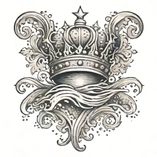 Wave And Crown