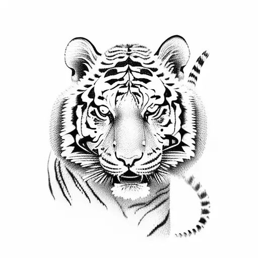 Tiger Fighting A Scorpion