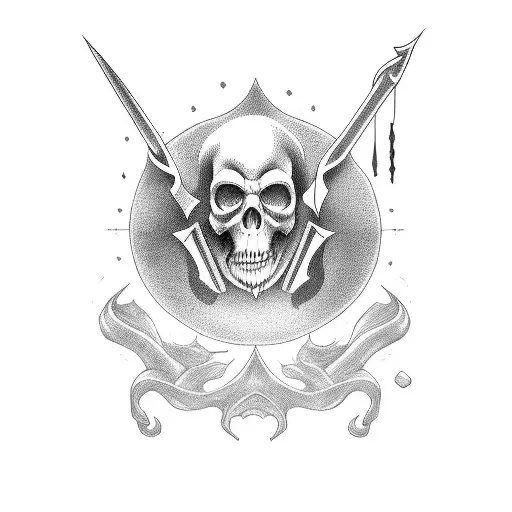 Grim Reaper And Justice Scales