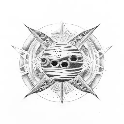 Venus Planet Star Sign With Devil Horns