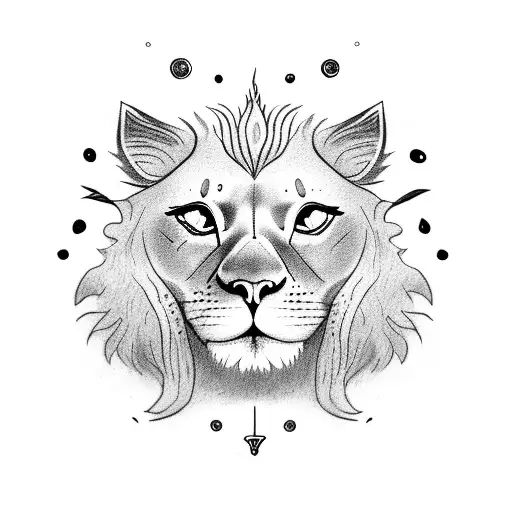 One Eyed Lion Or Cat Or Both With Hard Life Journey Left Behind