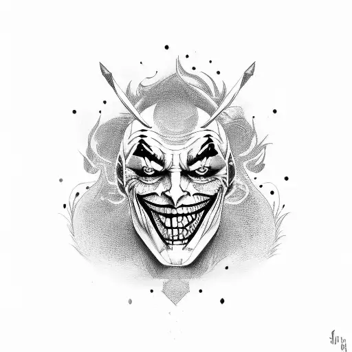 Half Joker Half Skull