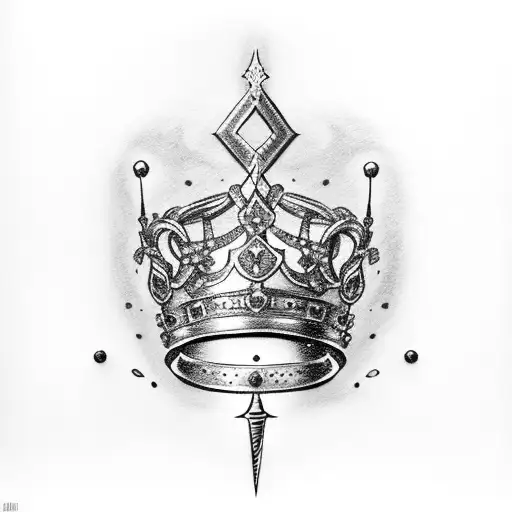 Crown With Excalibur