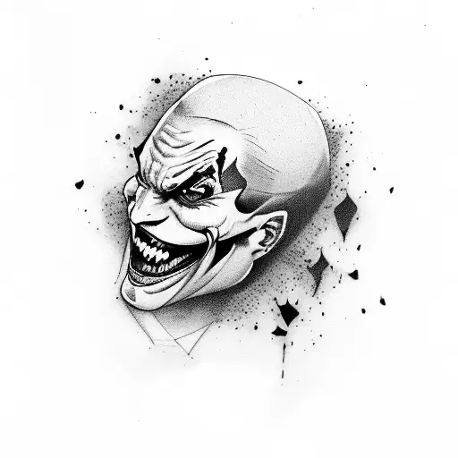 The Joker Merged With A Skull