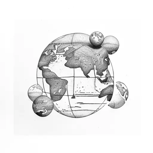 The Earth As A Globe Being Crafted From Pottery