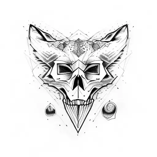Fox Skull Sketchy