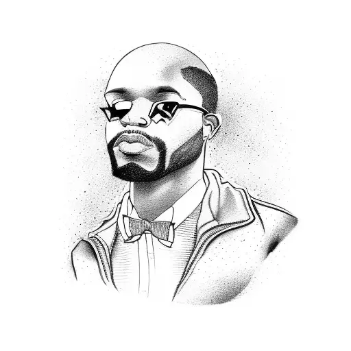 A Black Man Running From Another Black Man