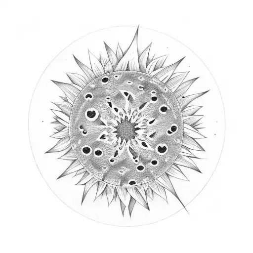 Venus Planet With Flowers