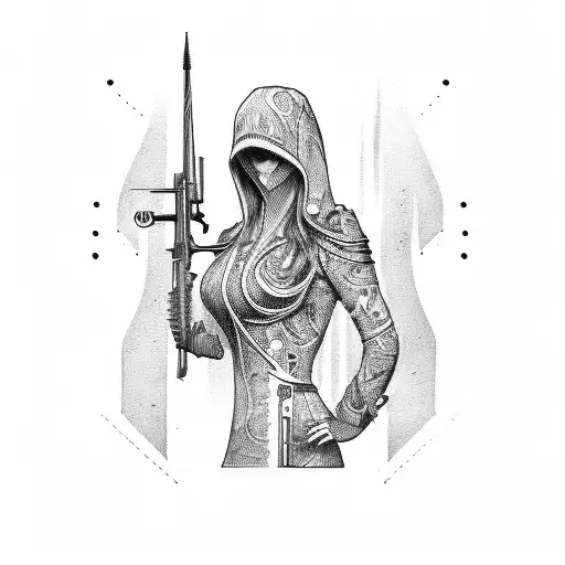 Dagger Guns Gambling Money Letters