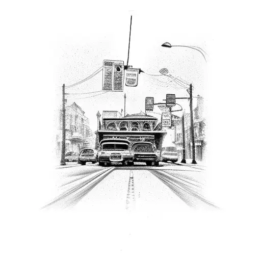 New Orleans Street Scene With Voodoo Charms Hanging From A Truck Mirror