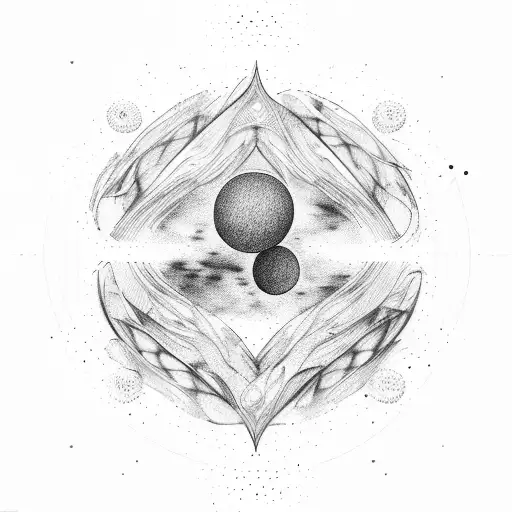 Stars And Planets With Abstract Forms