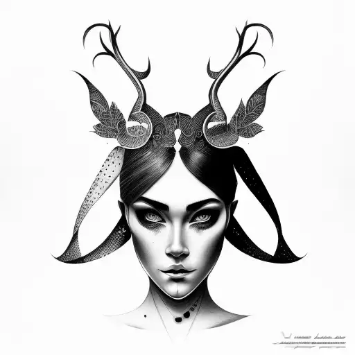 Dark Shading With A Beautiful Face